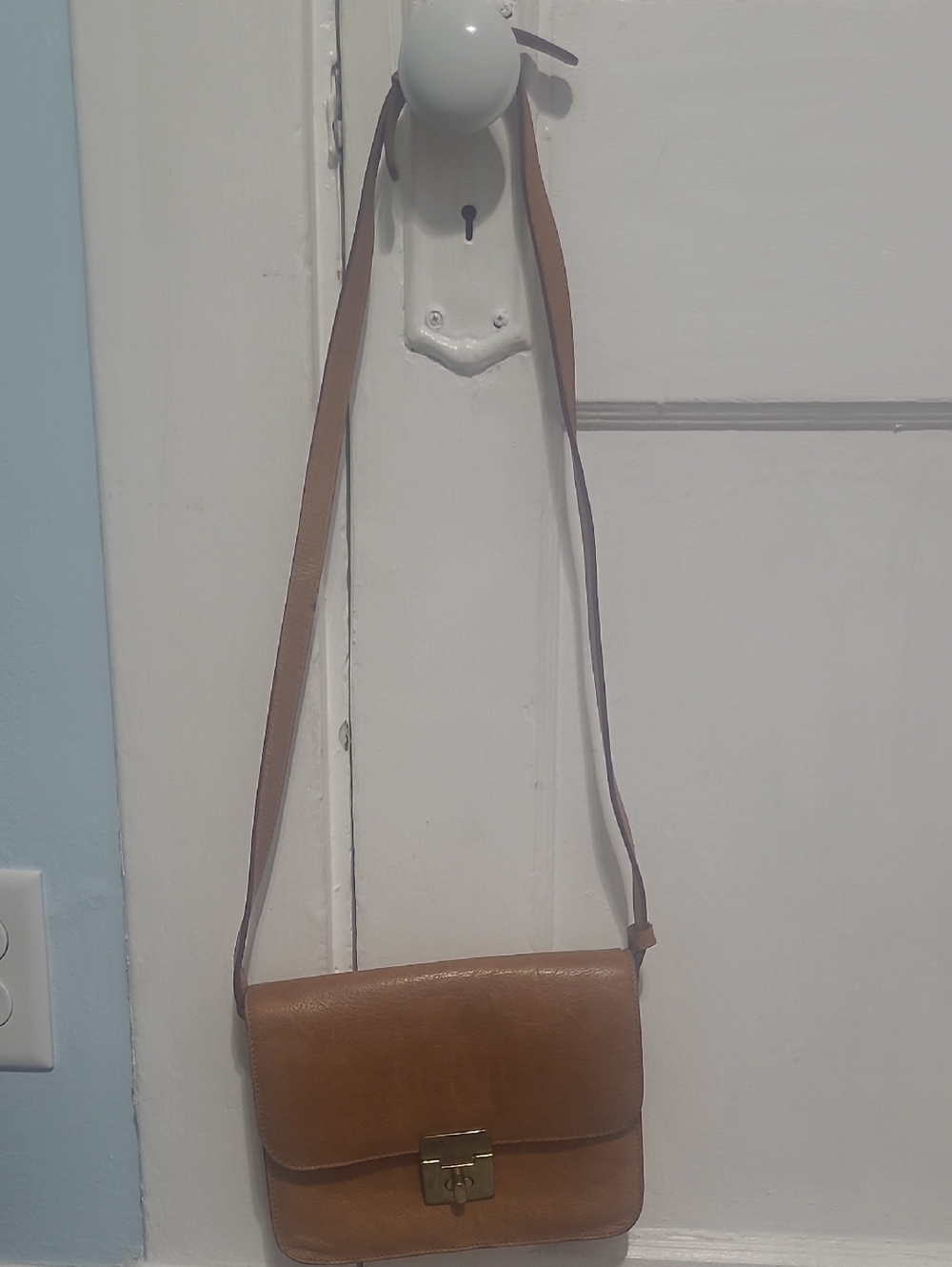 Massimo Dutti Brown Leather Purse